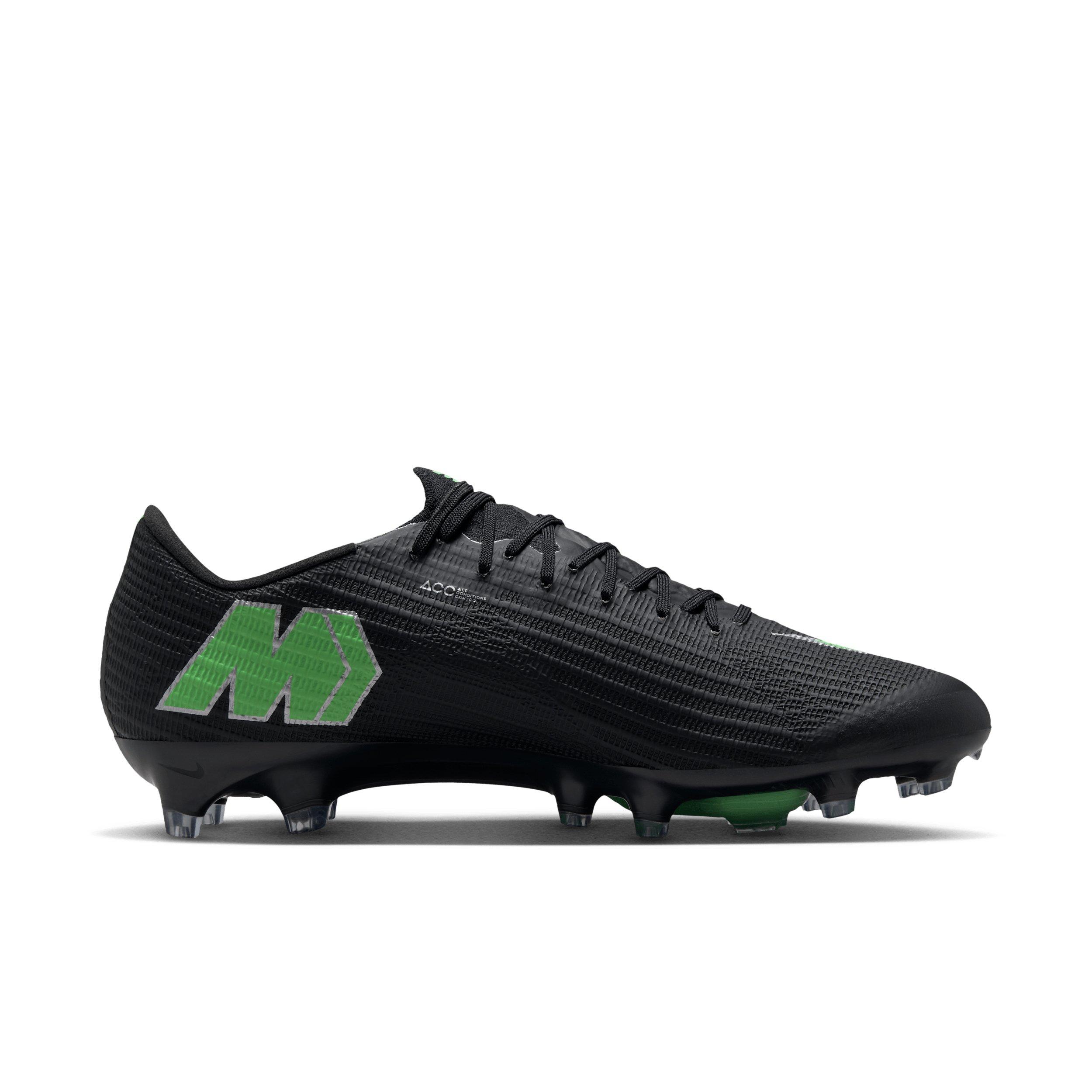 Nike Mercurial Superfly 11 Elite AG "Black/Black/Illusion Green" Men's Soccer Cleat - BLACK/BLACK/GREEN